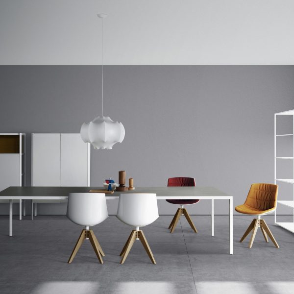 Bàn học nhóm kính cường lực hình chữ nhật