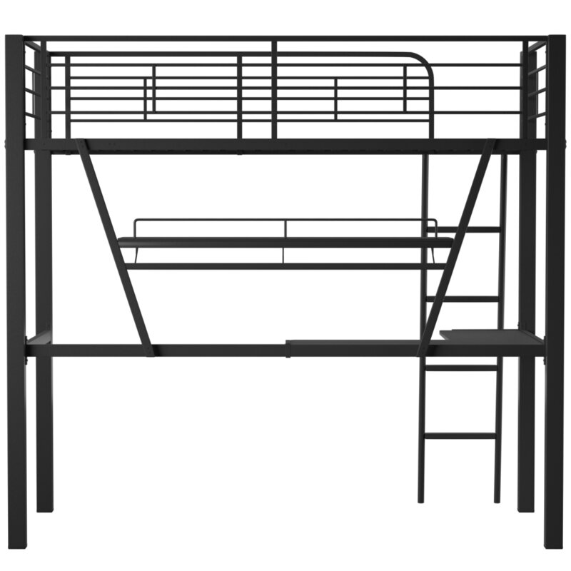 Giường đơn kết hợp bàn học đọc đáo6